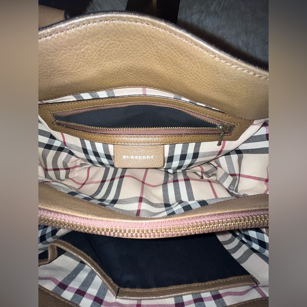Burberry Leather Satchel - Picture 5 of 16